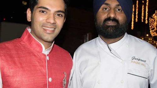 Ankit Bhatela and Master Chef Gurpreet Singh