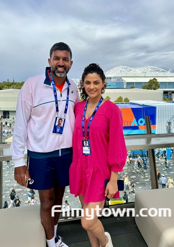 Actress Saiyami Kher and the Tennis star Rohan Bopanna