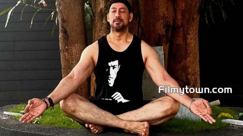 Television actor Hrishikesh Pandey on World Yoga Day