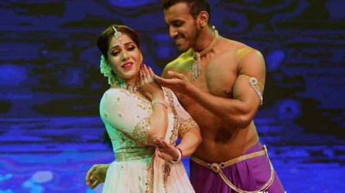 Neha Banerjee's performance Dancing Waters