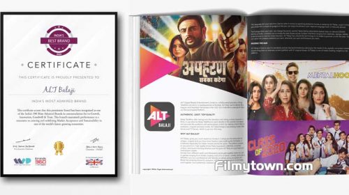 ALTBalaji is one of India's Top 100 Brands