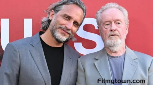 Fede Alvarez with Ridley Scott