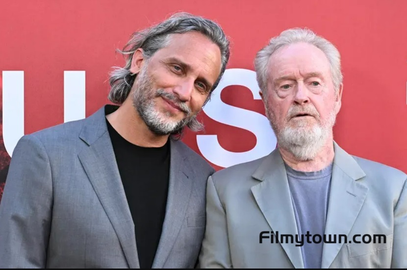 Fede Alvarez with Ridley Scott