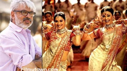 Sanjay Leela Bhansali and Dola Re Dola artistes Madhuri and Aishwarya