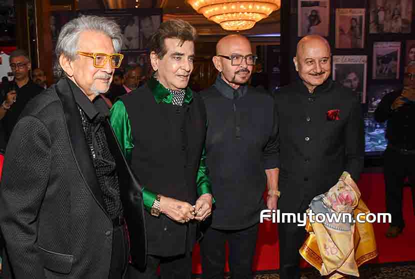 Jeetendra, Rakesh Roshan and Anupam Kher at Rajan Lall's Book launch