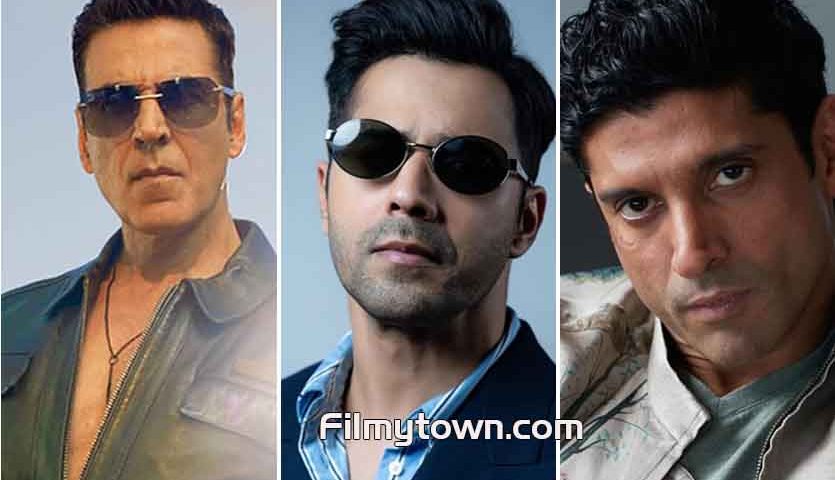 Akshay Kumar, Varun Dhawan and Farhan Akhtar donning patriotic characters
