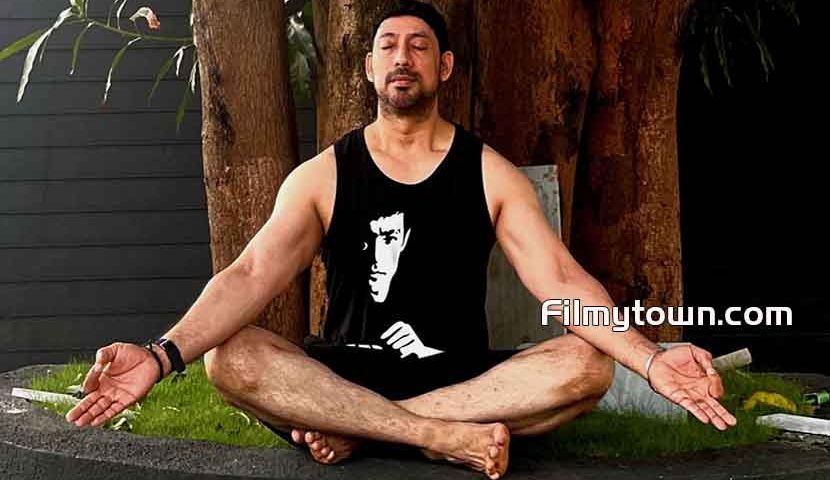 Television actor Hrishikesh Pandey on World Yoga Day