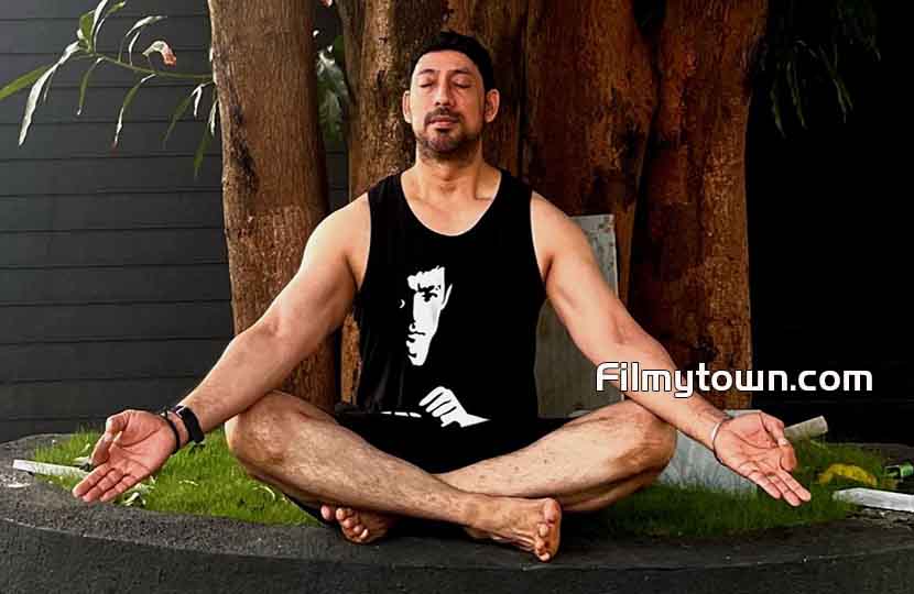 Television actor Hrishikesh Pandey on World Yoga Day